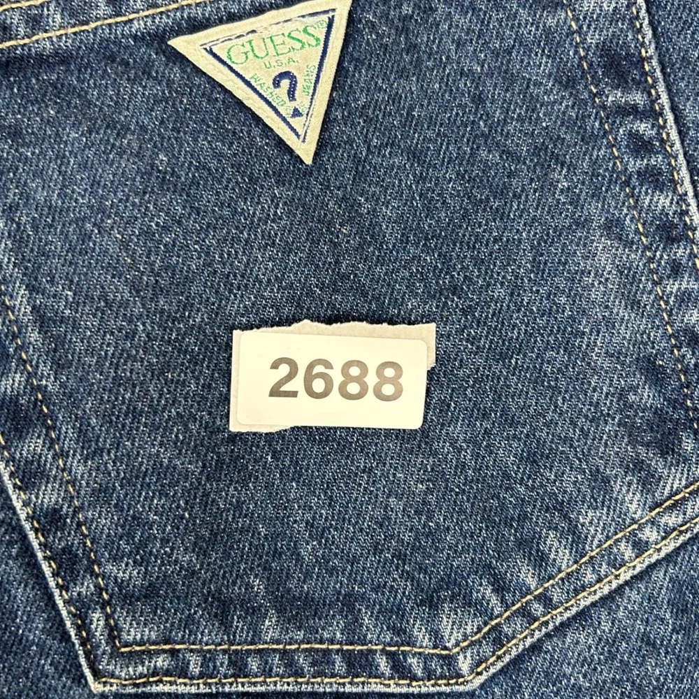 Vintage Guess Jeans Denim Shorts Mens 33 Blue  90s High Rise Double Button
